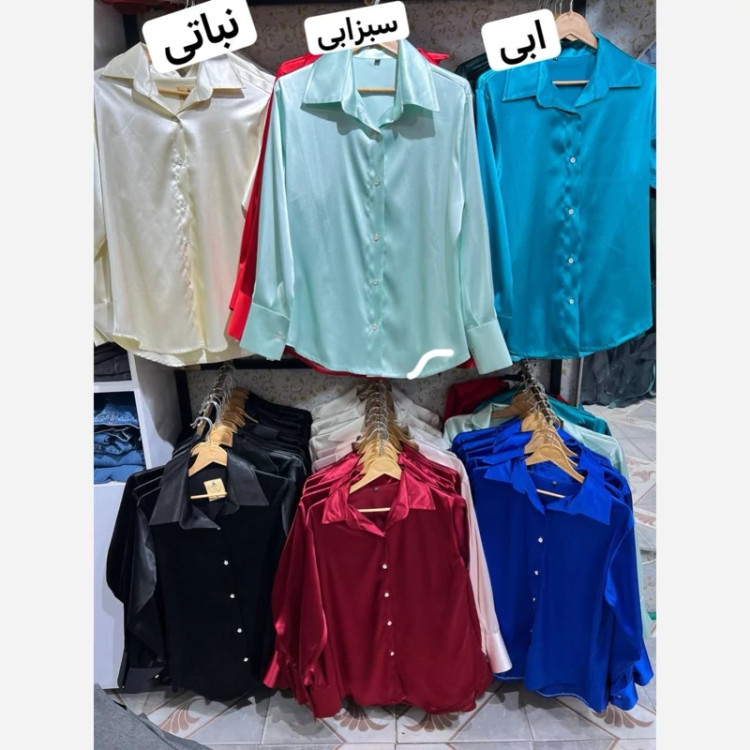 شومیز جنس ساتن سایزبندی 36تا 48