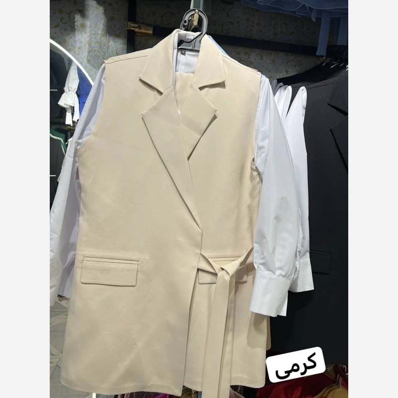 ست سه تکه ترلان جنس کرپ و تترون سایزبندی36تا 46