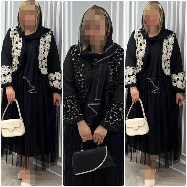 ست روناک سه تکه کت و دامن و شال جنس مازراتی فری سایز38تا 46
