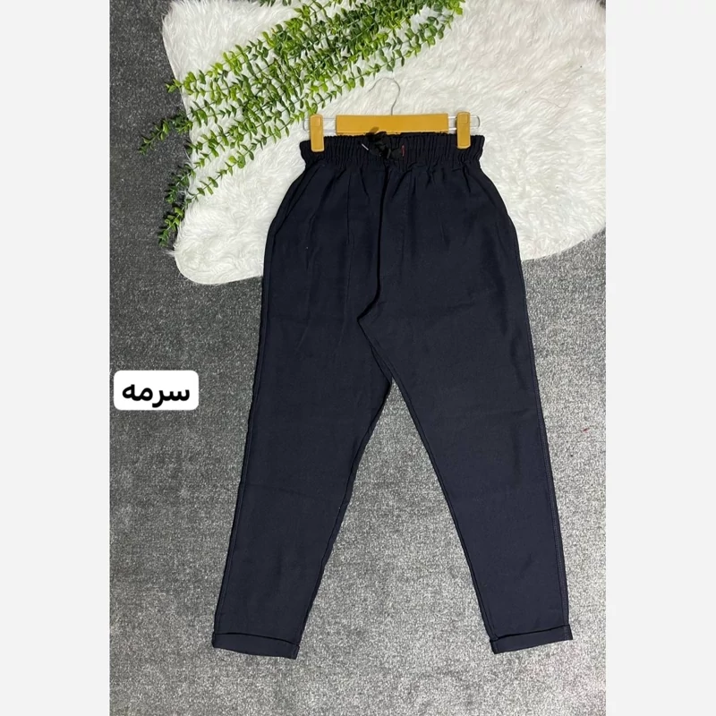شلوار پاکتی سارین جنس کتان فری سایز 36 تا 46