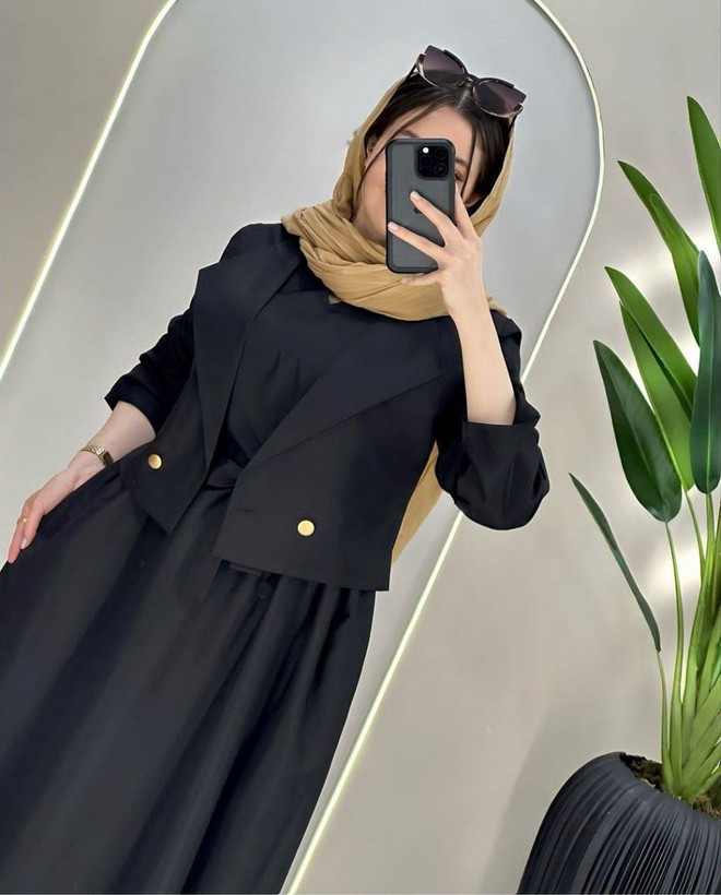 ست کت و سارافون هلما جنس لنینت فری سایز38 تا 46