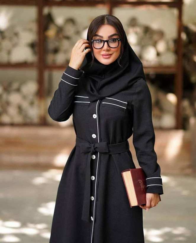 مانتو تینا جنس تترون مانتویی سایزبندی 38تا 46