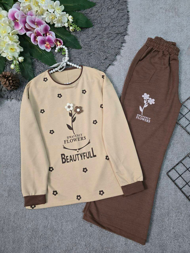 ست بلوز و شلوار flower جنس نخ پنبه فری سایز 38تا 46