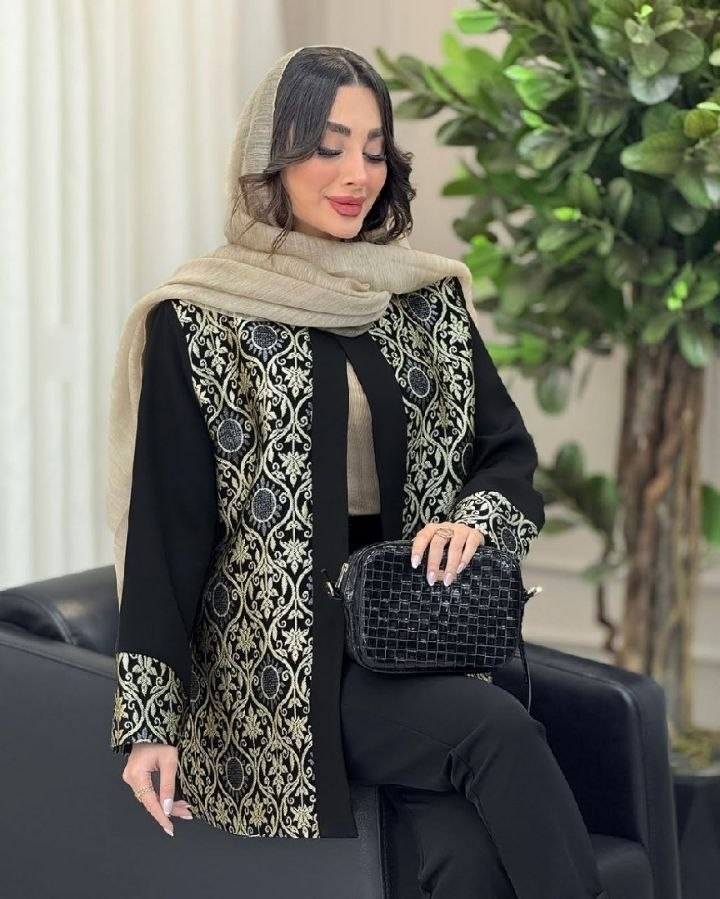 ست کت و شلوار ملورین جنس کرپ مازراتی و تافته سایزبندی ۳۸تا ۴۸