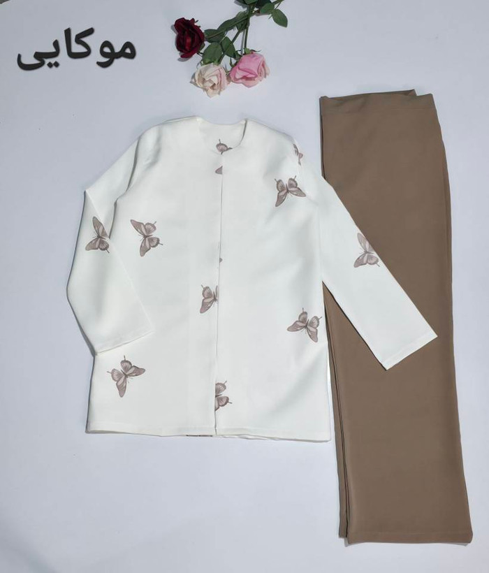 کت و شلوار پروانه جنس مازراتی سایزبندی ۳۸تا ۴۸