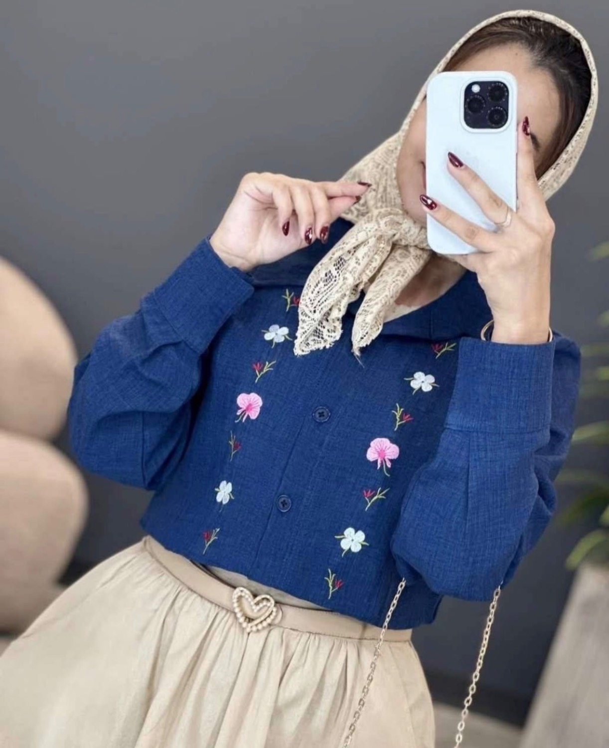 شومیز شبدر جنس شانتون فری سایز 38 تا 48
