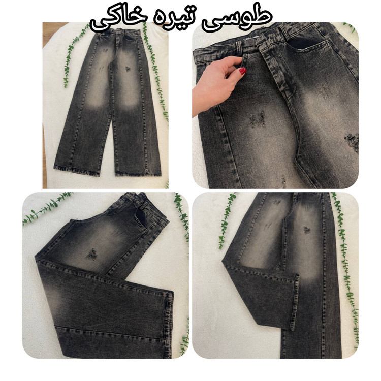 شلوار شافل سی سی جنس جین سایزبندی ۳۸ تا ۴6