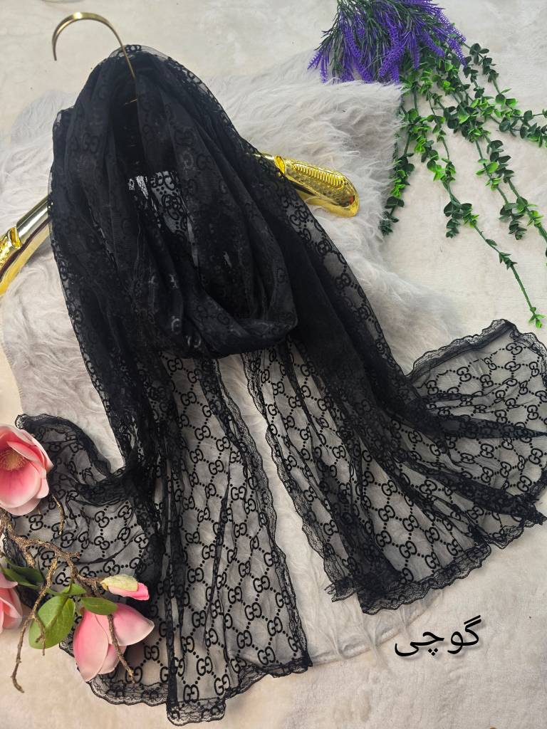 شال مجلسی طرح مخمل اندازه 170 در65