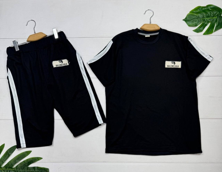 ست اسپرت مردانه بالنسیاگا جنس پنبه گلکسی سایزبندی L تا XXXL