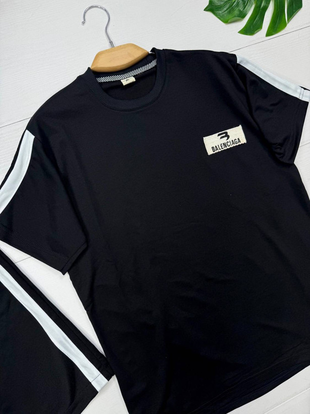 ست اسپرت مردانه بالنسیاگا جنس پنبه گلکسی سایزبندی L تا XXXL