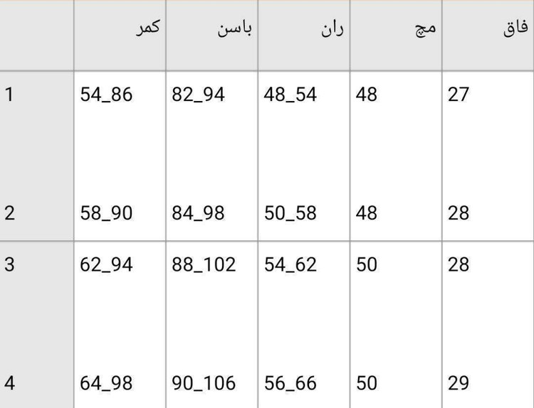 شلوار کارگو جنس کتان کش سایزبندی 38 تا 50