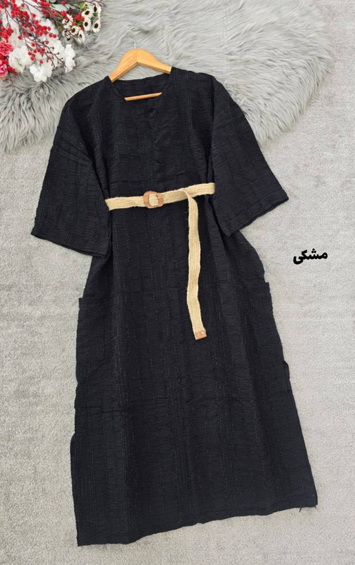 کفتان تیارا جنس کوک دوزی فری سایز 40 تا 50