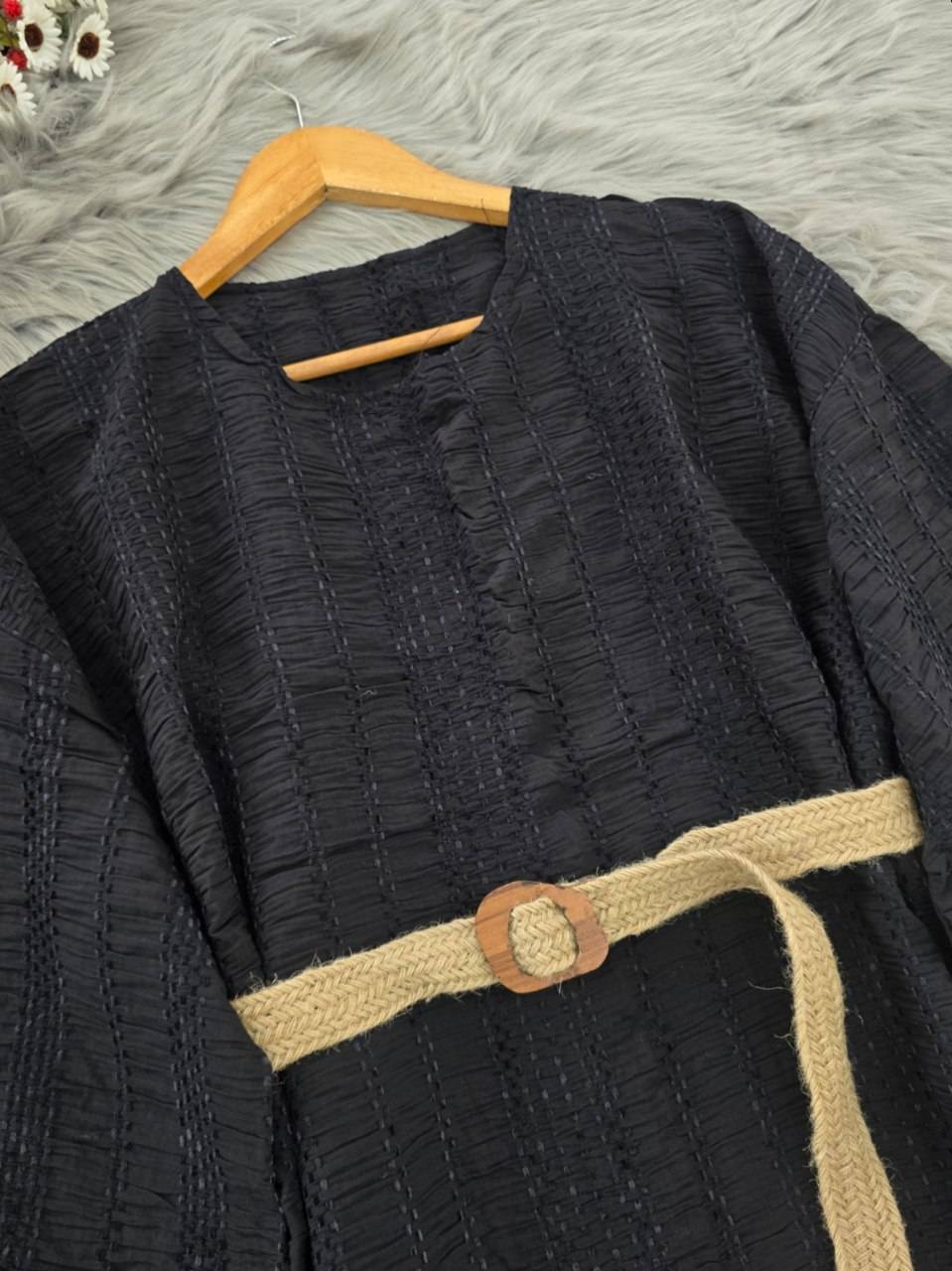 کفتان تیارا جنس کوک دوزی فری سایز 40 تا 50